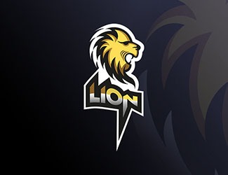 Projektowanie logo dla firm online Lion (twoja nazwa)